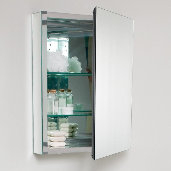 Fresca Nano 24" Black Modern Bathroom Vanity With Medicine Cabinet