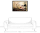 Tuscan Vineyard Wine Canvas Wall Art, 24"x36", Framed