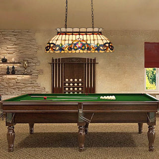 Serenity Victorian-Style 3-Light Island Pendant 28" Wide