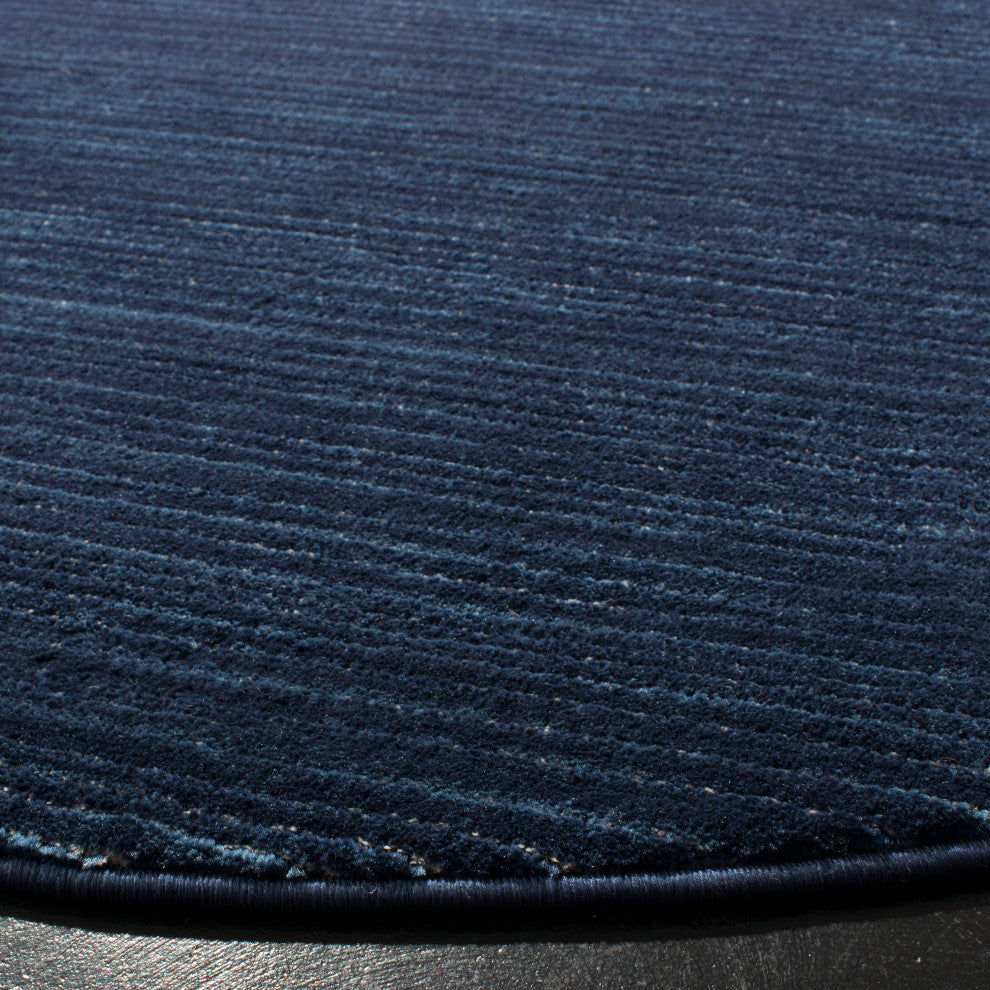 Safavieh Vision VSN606 Rug, Navy, 6'7" Round