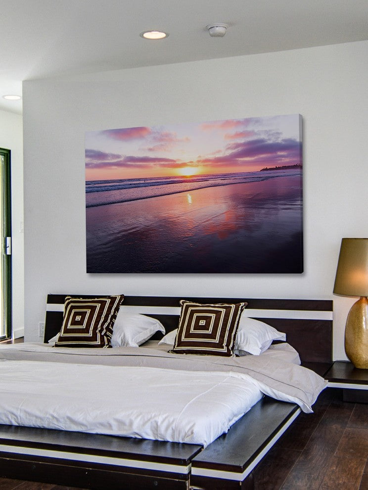 "Cotton Candy Clouds" Painting Print on Wrapped Canvas