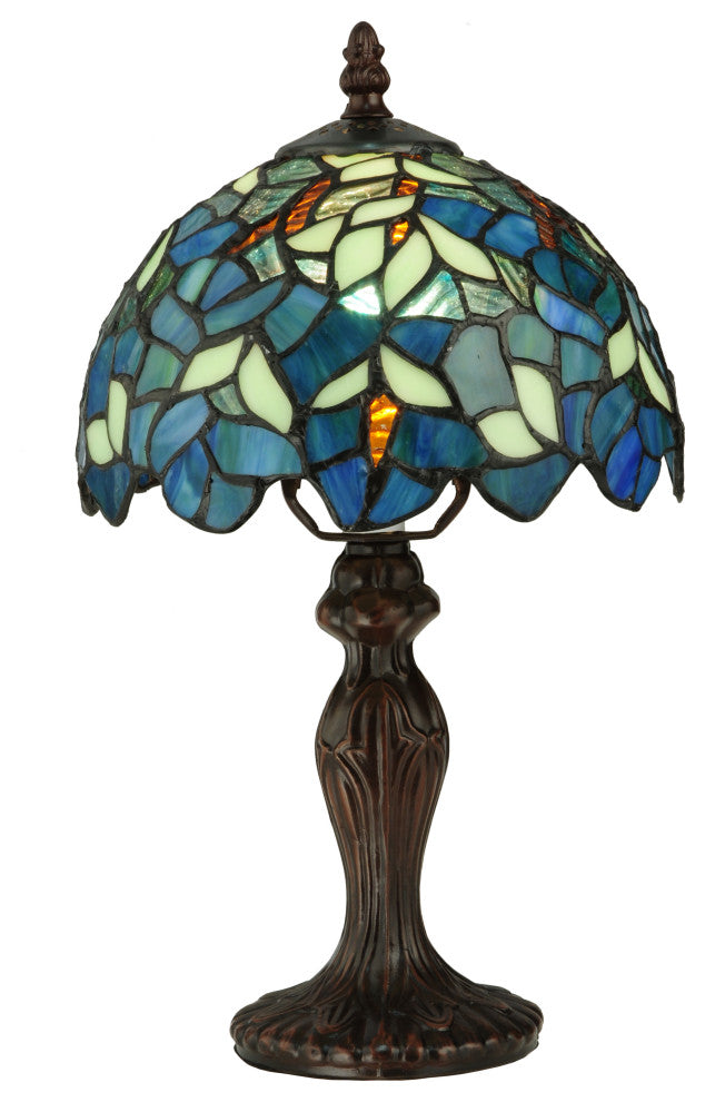 Meyda lighting 124812 14"H Nightfall Wisteria Mini Lamp