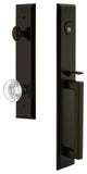 Fifth Avenue 1-Piece Dummy Handleset, D Grip and Bordeaux Knob, 849337