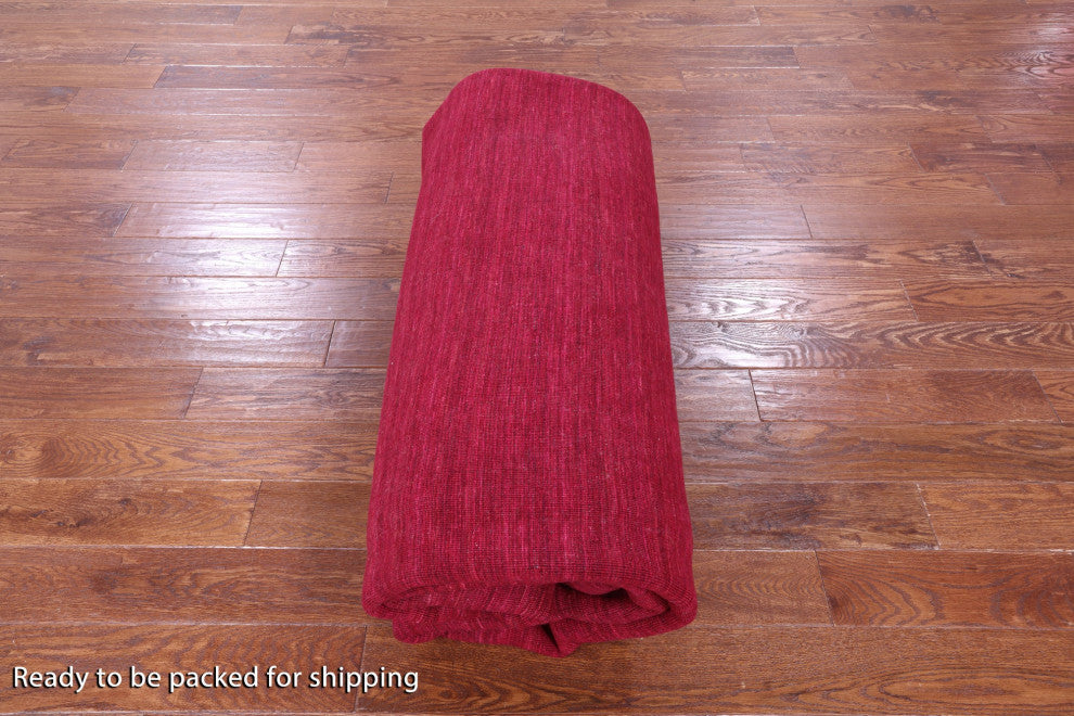 10' Square Persian Gabbeh Handmade Rug - Q15228
