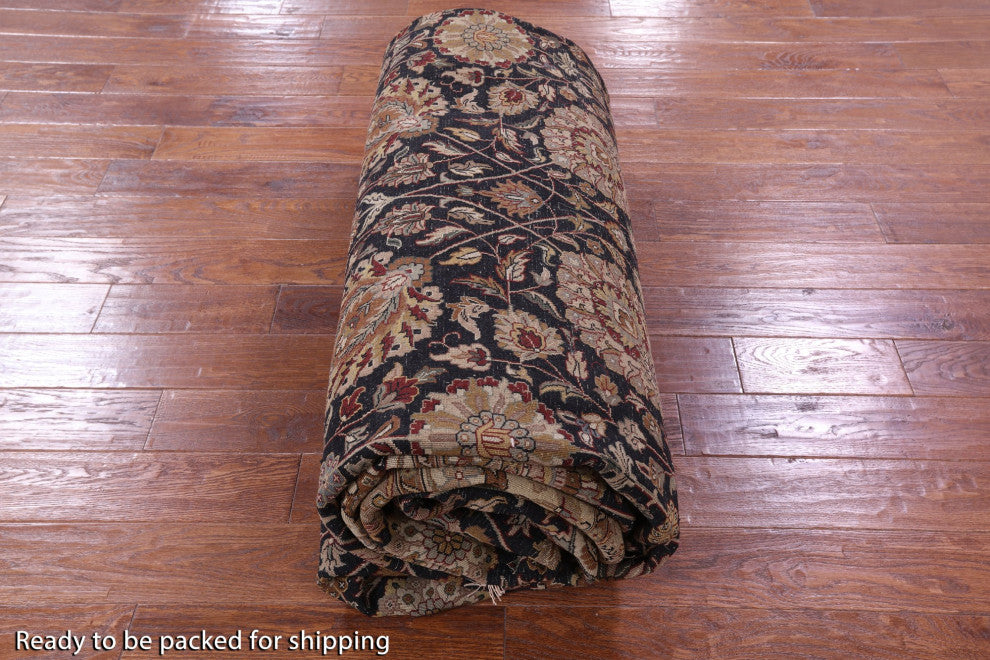 Handmade Persian Tabriz Wool Rug 10' 0" X 14' 0" Q9444