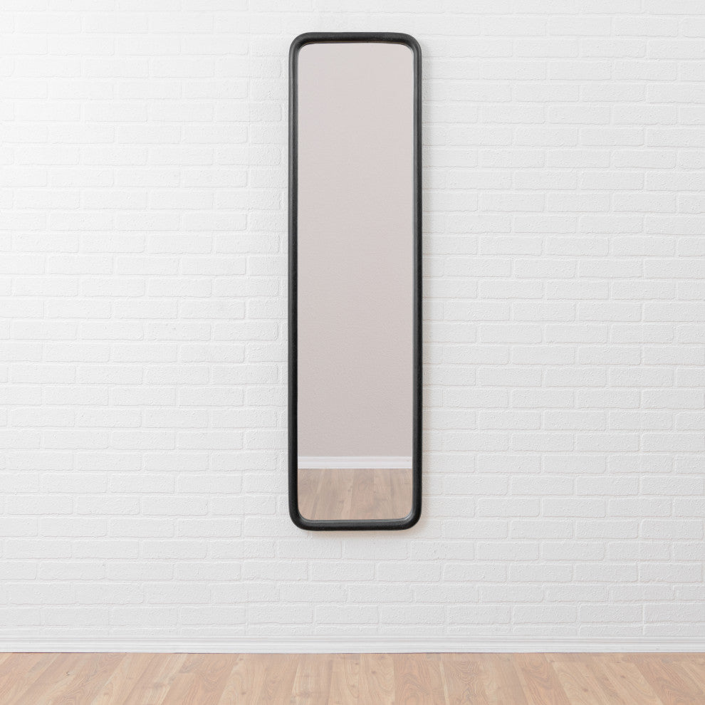 Harriet Accent Mirror, Black, 16"x60"