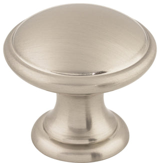 Top Knobs M1581 Rounded 1-1/4 Inch Mushroom Cabinet Knob - Brushed Satin Nickel