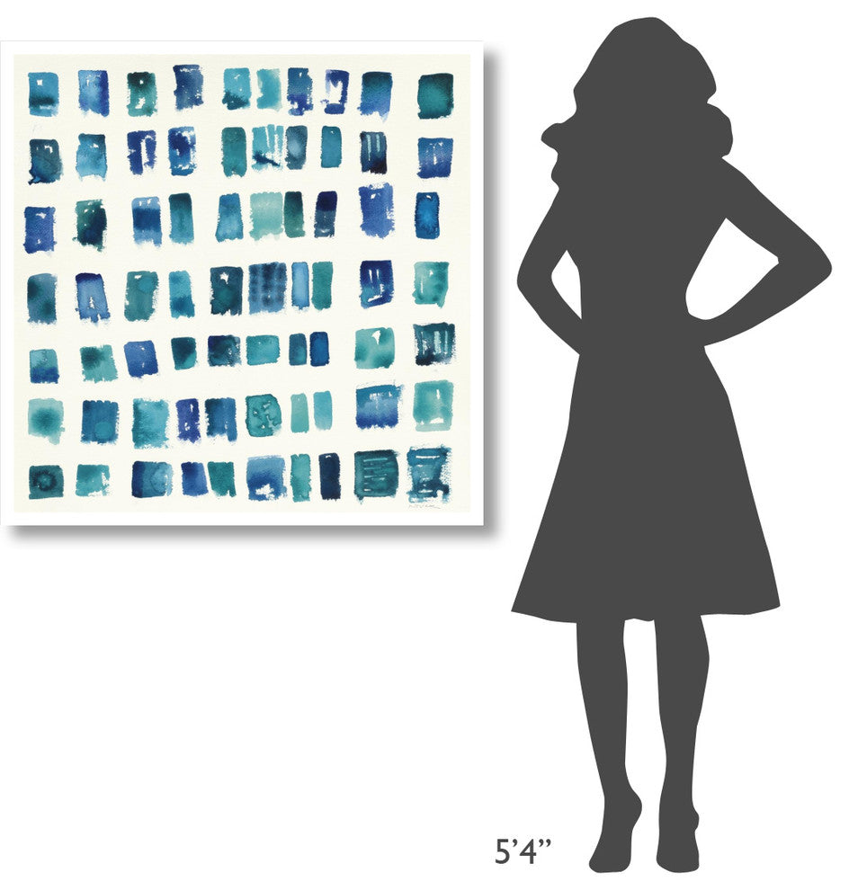 "Pas Parfait II" Digital Paper Print by Shirley Novak, 38"x38"