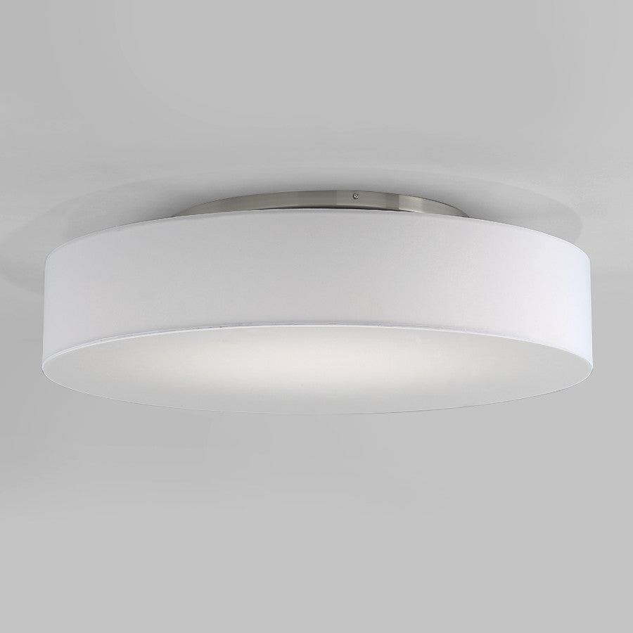 WAC Lighting Manhattan 26" LED Convertible Semi-Flush Mount in Brushed Nickel