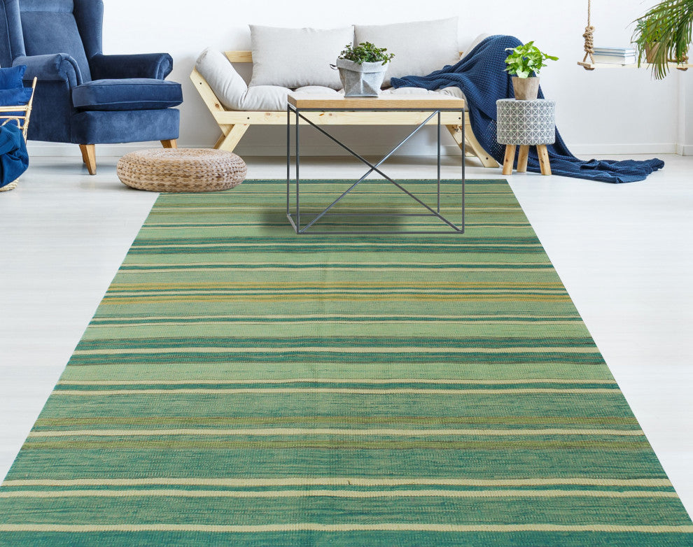Winchester Kilim Lareen Lt. Green Rug