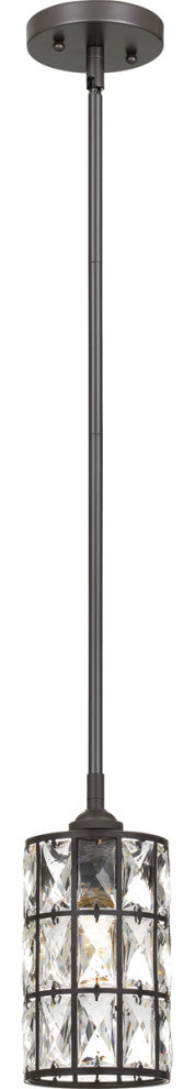 Quoizel QPP4046WT One Light Mini Pendant, Western Bronze Finish
