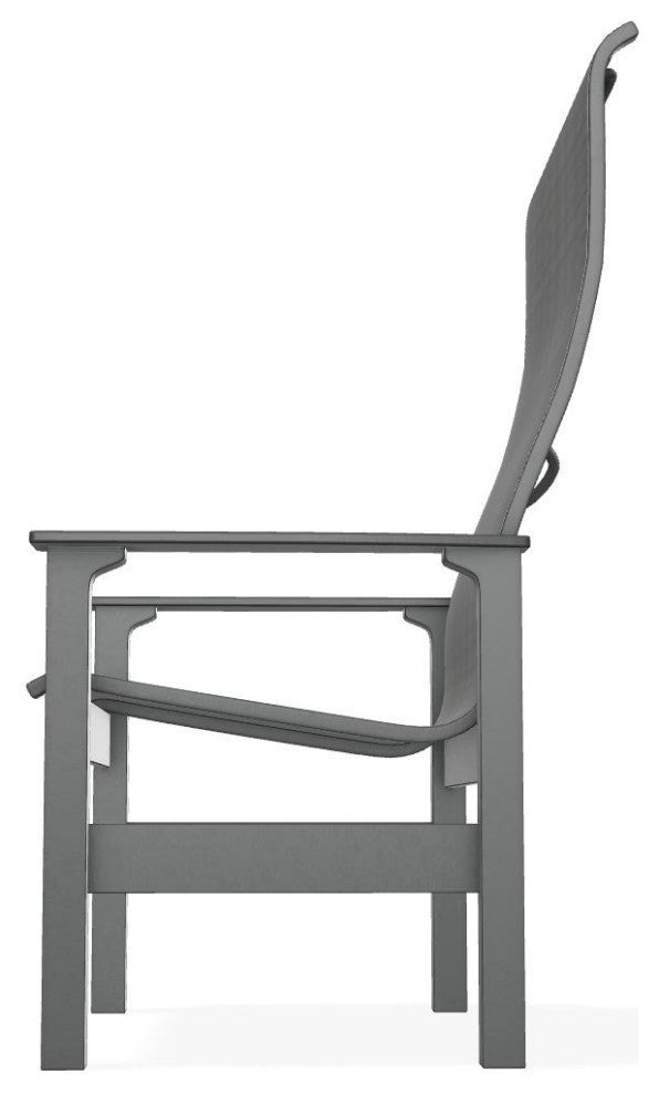 Leeward Sling Outdoor Supreme Armchair, Destiny Steel/Graphite