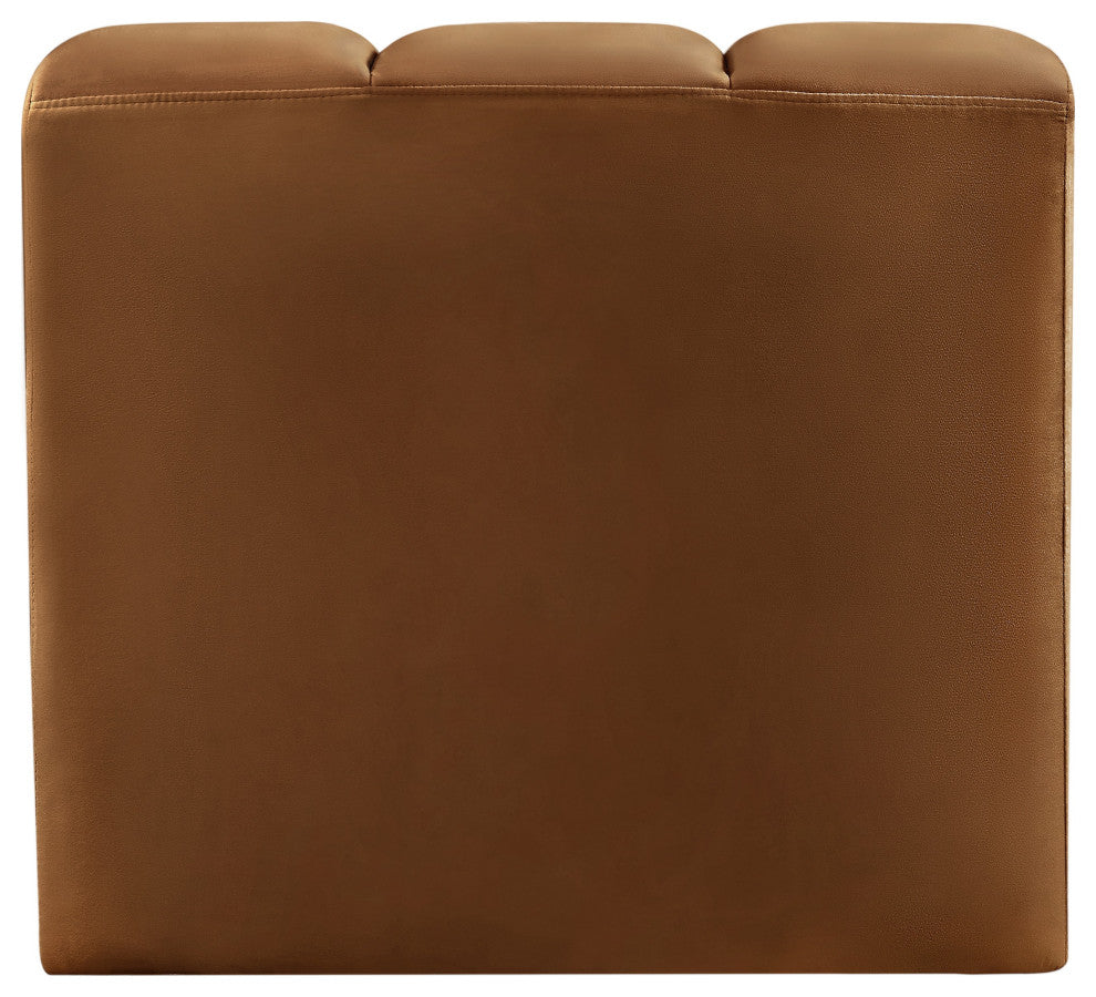 Arc Upholstered Modular Component, Saddle, 1-Piece: Curved Corner, Velvet