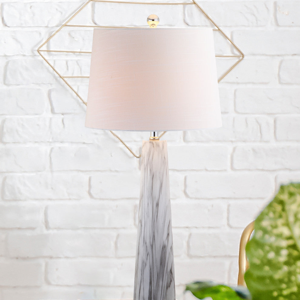 Bradley 29" Resin Table Lamp, Faux Marble