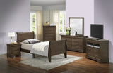 Tara Bed, Driftwood, Twin