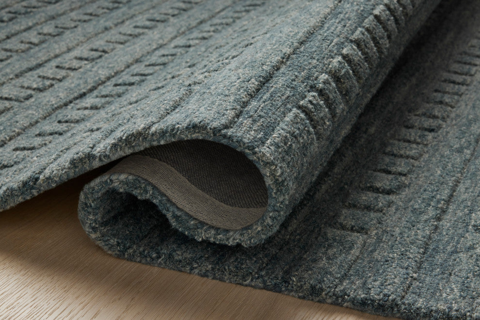 Chris Loves Julia x Loloi Bradley Teal 3'-6" x 5'-6" Accent Rug