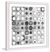 "Inconsistent Circles" Framed Art Print