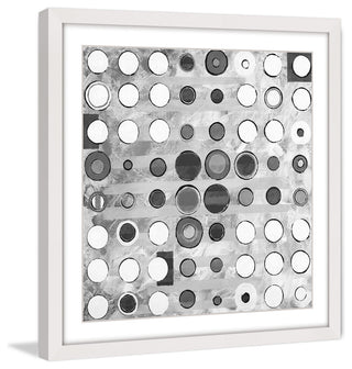 "Inconsistent Circles" Framed Art Print