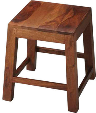 Contemporary Mango Wood Hewett Stool