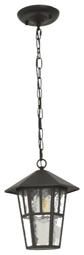 Luxury Classical Outdoor Waterproof Black Chandelier for Courtyard