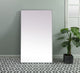 Metal Frame Rectangle Full Length Mirror 36X60 Inch, Silver