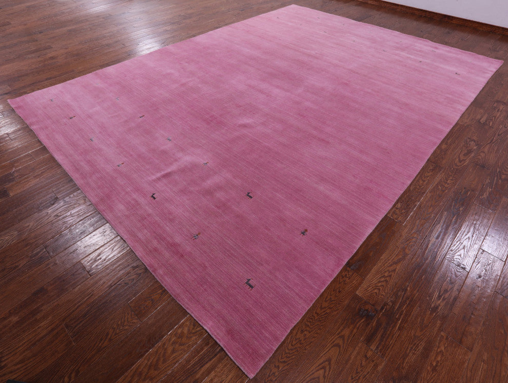 10' 0" X 14' 0" Persian Gabbeh Handmade Wool Rug - Q15322