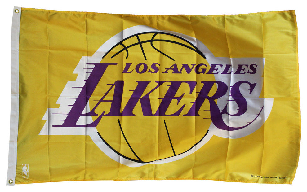 Los Angeles Lakers, 3'x5' NBA Polyester Flag