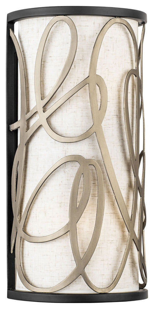 Scribble 2-Lt Sconce - Matte Black/Artifact