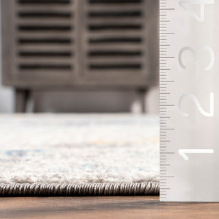 Nuloom Withered Bloom In Bouquet Area Rug, Blue 4'x6'