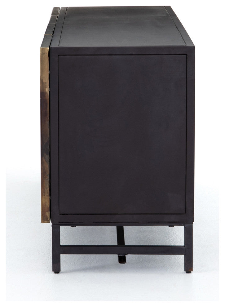 Stormy Media Console, Aged Brown