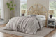 Sunflower Rattan Headboard, Natural, Full