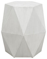 Uttermost Volker White Geometric Accent Table