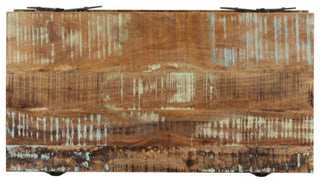 vidaXL Coffee Table End Table with Storage for Living Room Solid Reclaimed Wood