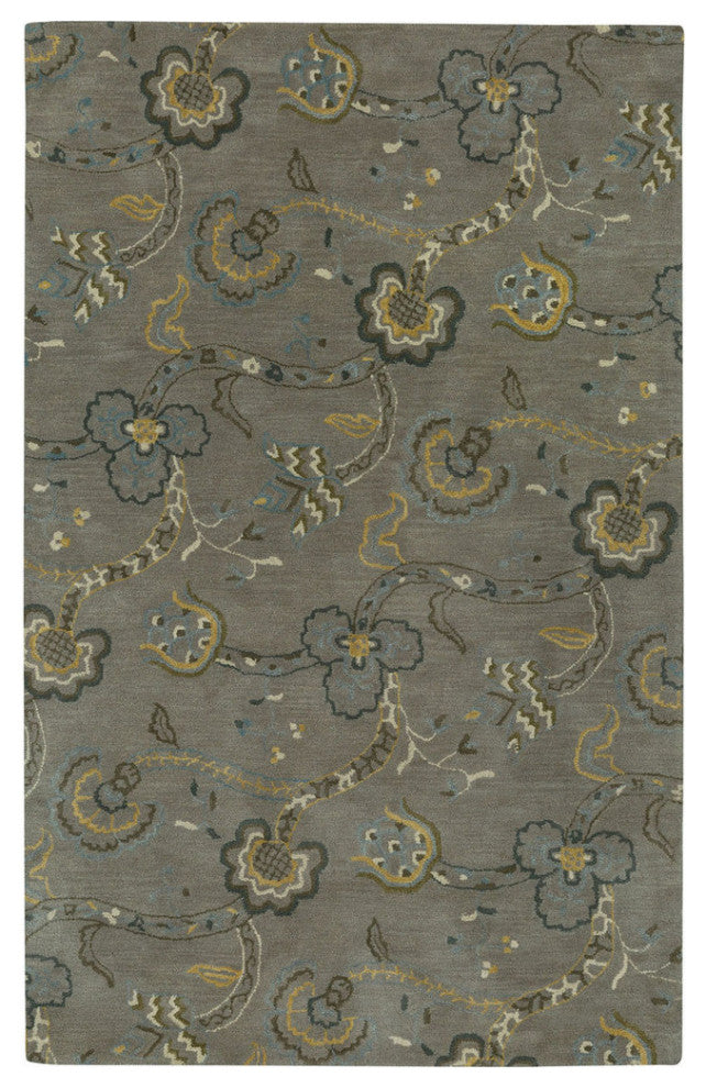 Capel Williamsburg Sheffield Silver Beige 3205_310 Hand Tufted Rugs - 5' X 8' Re
