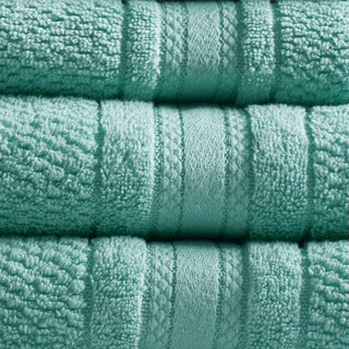 Madison Park Essentials Adrien Cotton Quick Dry Bath Towel 6 Piece Set