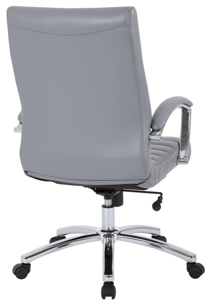 Executive Mid-Back Chair, Gray