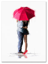 The Macneil Studio 'Red Umbrella' Canvas Art, 47"x35"