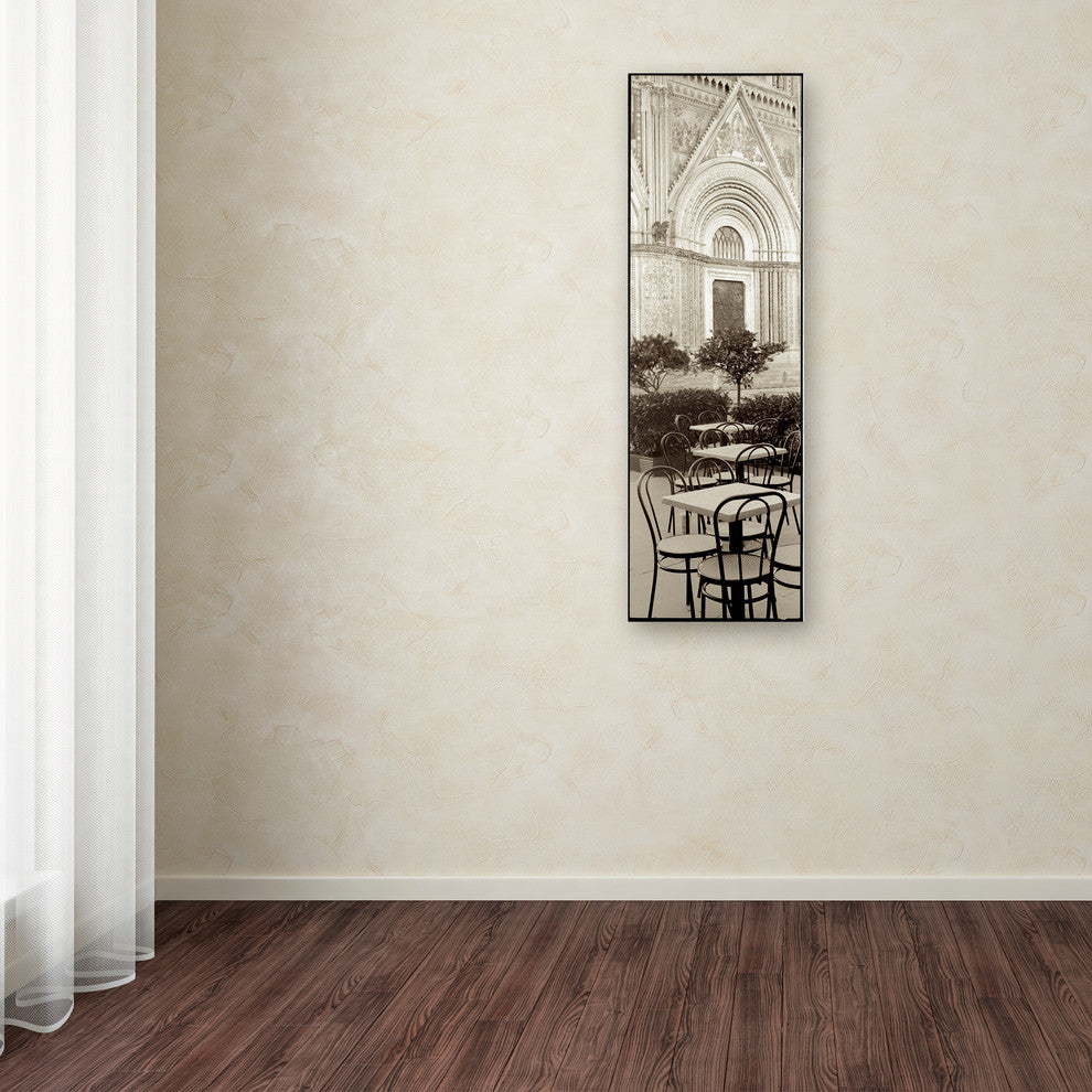 Alan Blaustein 'Orvieto Caffe I' Canvas Art, 10x32