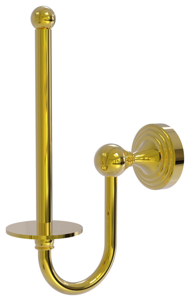 Sag Harbor Upright Toilet Tissue Holder, Polished Brass