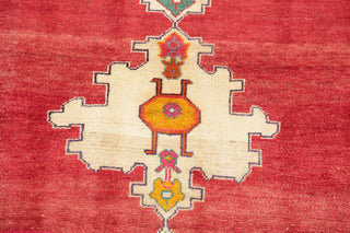 Consigned, Tribal Persian Medallion Oriental Hand-Knotted Vintage Area Rug, 4X5