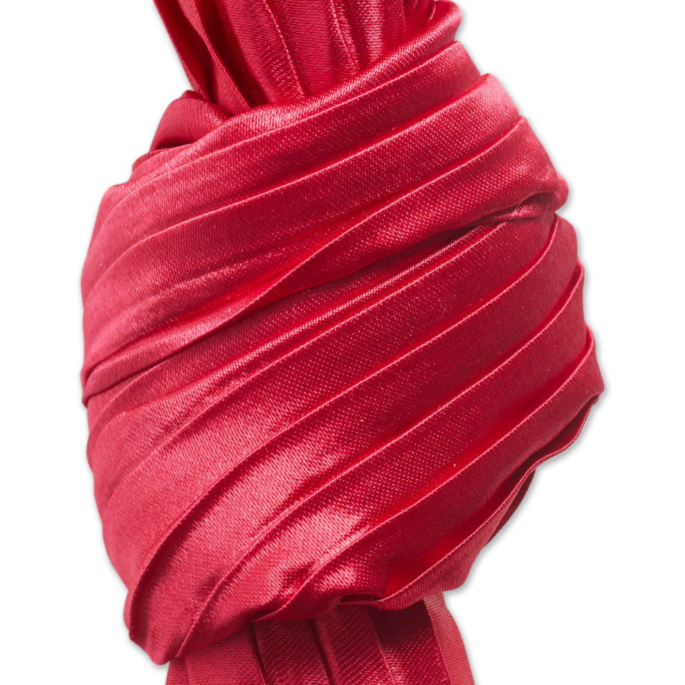 Red Satin Knot Napkin, Set of 6