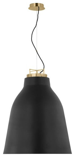 Natural Brass LED Pendant