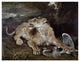"A Lioness & a Heron" Digital Paper Print by James Ward, 38"x30"