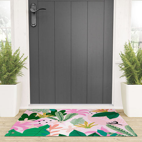 Gale Switzer Into the jungle sunup Welcome Mat