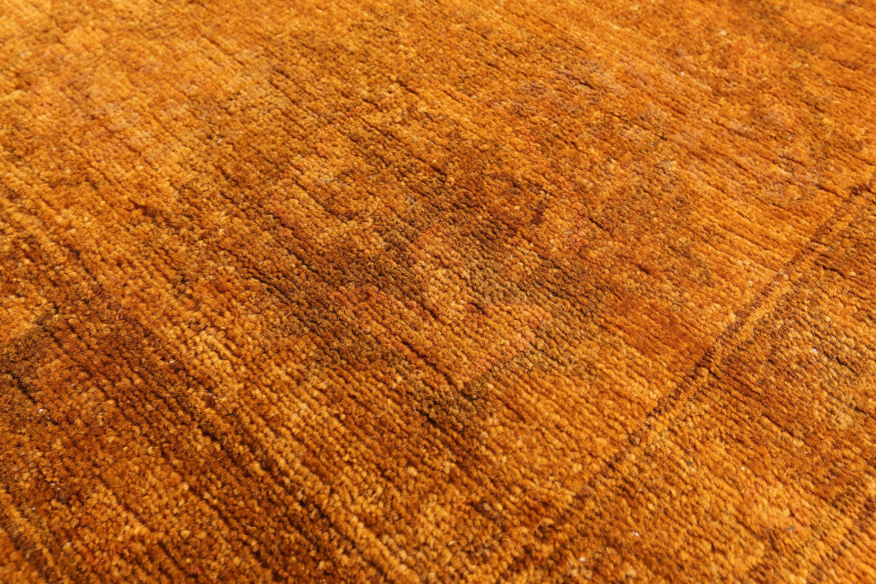8' 10" X 11' 9" Handmade Overdyed Full Pile Wool Rug - Q12704