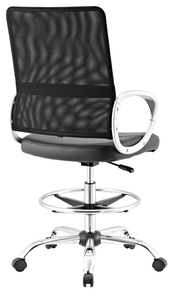 Command Mesh and Vinyl Drafting Chair