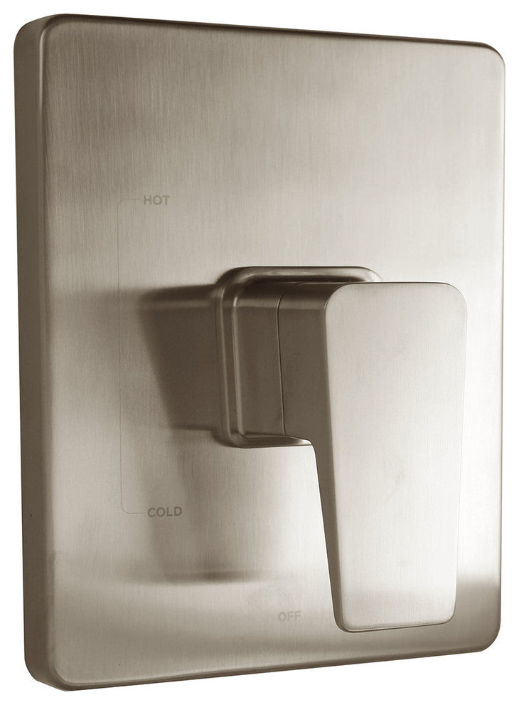 Kubos Pressure Balance Shower Valve Trim, Brushed Nickel