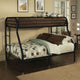 Acme Tritan Twin XL/Queen Bunk Bed Black