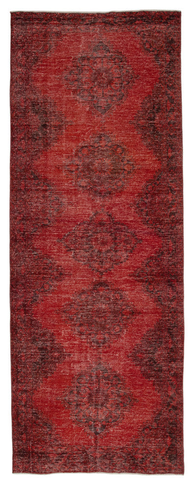 Rug N Carpet - Handmade Turkish 4' 9" x 12' 11" Unique Runner Rug