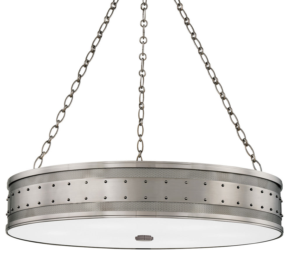 Gaines 6-Light Pendant Historic Nickel Finish